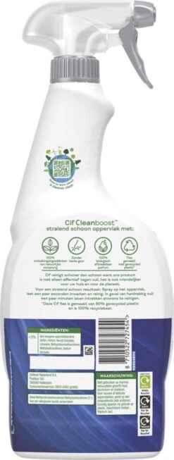 Cif CleanBoost Power & Shine Badkamer Spray - 6 X 750 Ml - Voordeelverpakking -Lifestyle-Productwinkel 454x1200 1