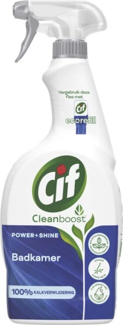 Cif CleanBoost Power & Shine Badkamer Spray - 6 X 750 Ml - Voordeelverpakking -Lifestyle-Productwinkel 455x1200 1