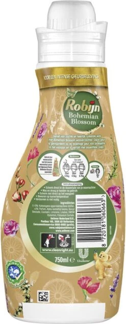 Robijn Collections Bohemian Blossom Wasverzachter - 8 X 30 Wasbeurten - Voordeelverpakking -Lifestyle-Productwinkel 468x1200 1