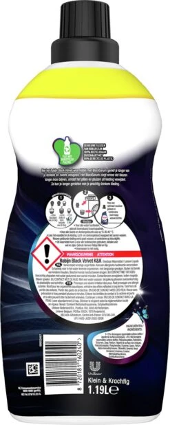 Robijn Klein & Krachtig Wasmiddel Black Velvet 1,19 Liter -Lifestyle-Productwinkel 480x1200 3