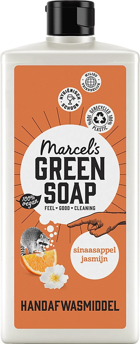 Marcel's Green Soap Afwasmiddel Sinaasappel & Jasmijn - 500 Ml 12 Marcel's Green Soap Afwasmiddel Sinaasappel & Jasmijn - 500 Ml - Afbeelding 10