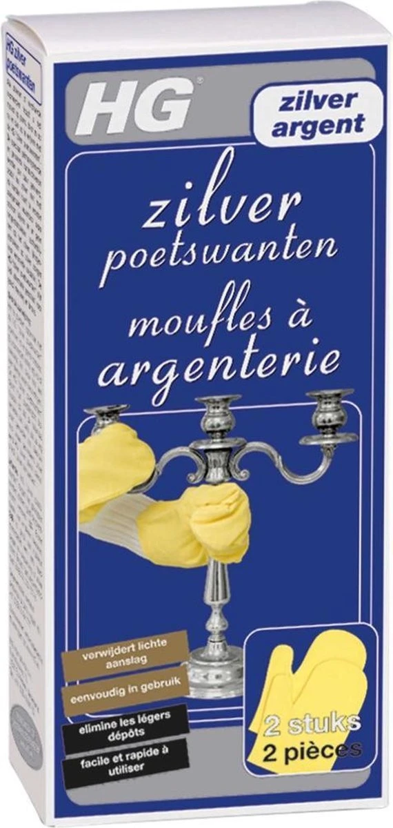 HG Zilverpoets Want 2 Stuks 3 HG Zilverpoets Want 2 Stuks