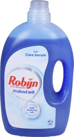 Robijn Wit Vloeibaar Wasmiddel 3L - 60 Wasbeurten - Voordeelverpakking -Lifestyle-Productwinkel 647x1200