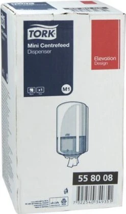 Tork Mini Centerfeed Poetspapier Dispenser Kunststof Zwart M1 -Lifestyle-Productwinkel 711x1200 1