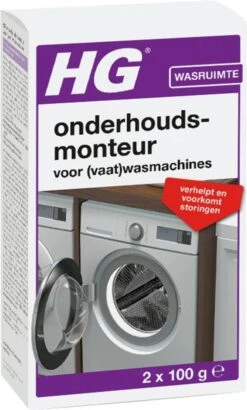 HG Onderhoudsmonteur - 2 X 100 Ml - Verhelpt En Voorkomt Storingen - Voor Een Langere Levensduur Van De Vaatwasser En Wasmachine - Biologisch Afbreekbaar -Lifestyle-Productwinkel 723x1200 1