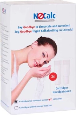 NoCalc Navulpatronen - 2 Stuks - Gebruik I.c.m. Electronic Sensor - Waterontharder - Waterontkalker -Lifestyle-Productwinkel 794x1200