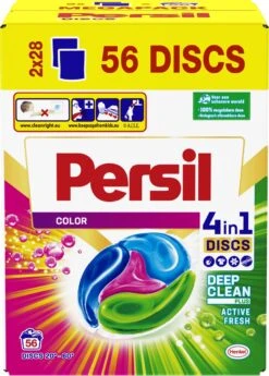 Persil® Persil 4in1 Discs Color Wascapsules - Wasmiddel Capsules - Voordeelverpakking - 2x28 Wasbeurten -Lifestyle-Productwinkel 858x1200