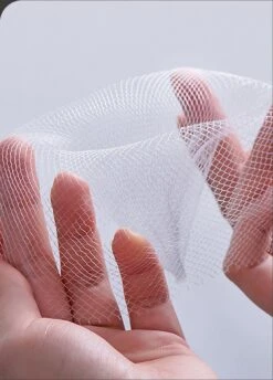 Merkloos Gootsteen Organizer - Gootsteen Afval Netje - Gootsteenontstopper -Gootsteen Zeef Netto- Sink Filter Rack Anti-Blokkeren Wegwerp-Fijne Mesh Filter Aanrecht Zeef Mesh Tas Voor Keuken- Spoelbak - Incl. 50 Netjes -Lifestyle-Productwinkel 862x1200