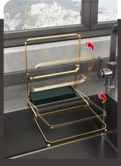 Merkloos Gootsteen Organizer - Gootsteen Afval Netje - Gootsteenontstopper -Gootsteen Zeef Netto- Sink Filter Rack Anti-Blokkeren Wegwerp-Fijne Mesh Filter Aanrecht Zeef Mesh Tas Voor Keuken- Spoelbak - Incl. 50 Netjes -Lifestyle-Productwinkel 876x1200 1