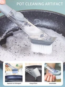 OXO Good Grips Afwasborstel Met Zeepdispenser -Lifestyle-Productwinkel 887x1200