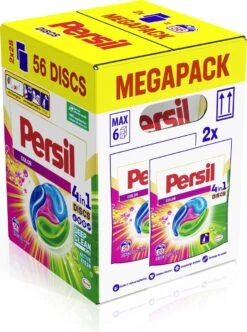 Persil® Persil 4in1 Discs Color Wascapsules - Wasmiddel Capsules - Voordeelverpakking - 2x28 Wasbeurten -Lifestyle-Productwinkel 894x1200