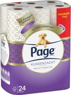 Page Toiletpapier - Kussenzacht Wc Papier - Voordeelverpakking - 24 Rollen 18 Page Toiletpapier - Kussenzacht Wc Papier - Voordeelverpakking - 24 Rollen -Lifestyle-Productwinkel 895x1200