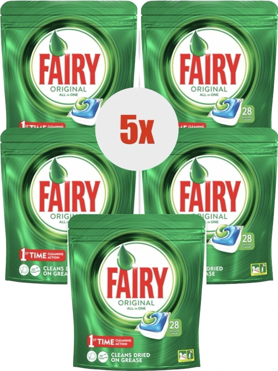 DREFT FAIRY 5X28 CAPSULES ORIGINAL ALL IN1-VAATWASSER CAPSULES- VAATWASMIDDEL- DISHWASHER CAPSULES-P&G 3 DREFT FAIRY 5X28 CAPSULES ORIGINAL ALL IN1-VAATWASSER CAPSULES- VAATWASMIDDEL- DISHWASHER CAPSULES-P&G