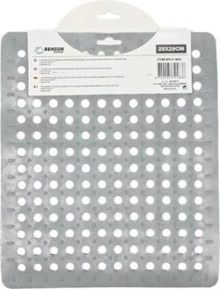 Merkloos Gootsteenmat PVC Vierkant Grijs 28 Cm 9 Merkloos Gootsteenmat PVC Vierkant Grijs 28 Cm -Lifestyle-Productwinkel 916x1200