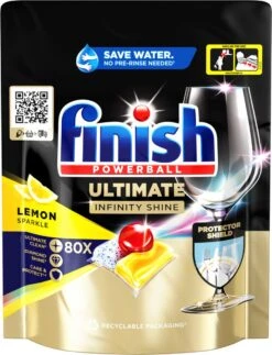 Finish Ultimate Infinity Shine Citroen Vaatwastabletten - 80 Capsules 27 Finish Ultimate Infinity Shine Citroen Vaatwastabletten - 80 Capsules -Lifestyle-Productwinkel 917x1200 1