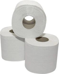 Toilet/WC Papier 2-laags - Recycled - Wit - 10 X 4 Rollen -Lifestyle-Productwinkel 965x1200 1